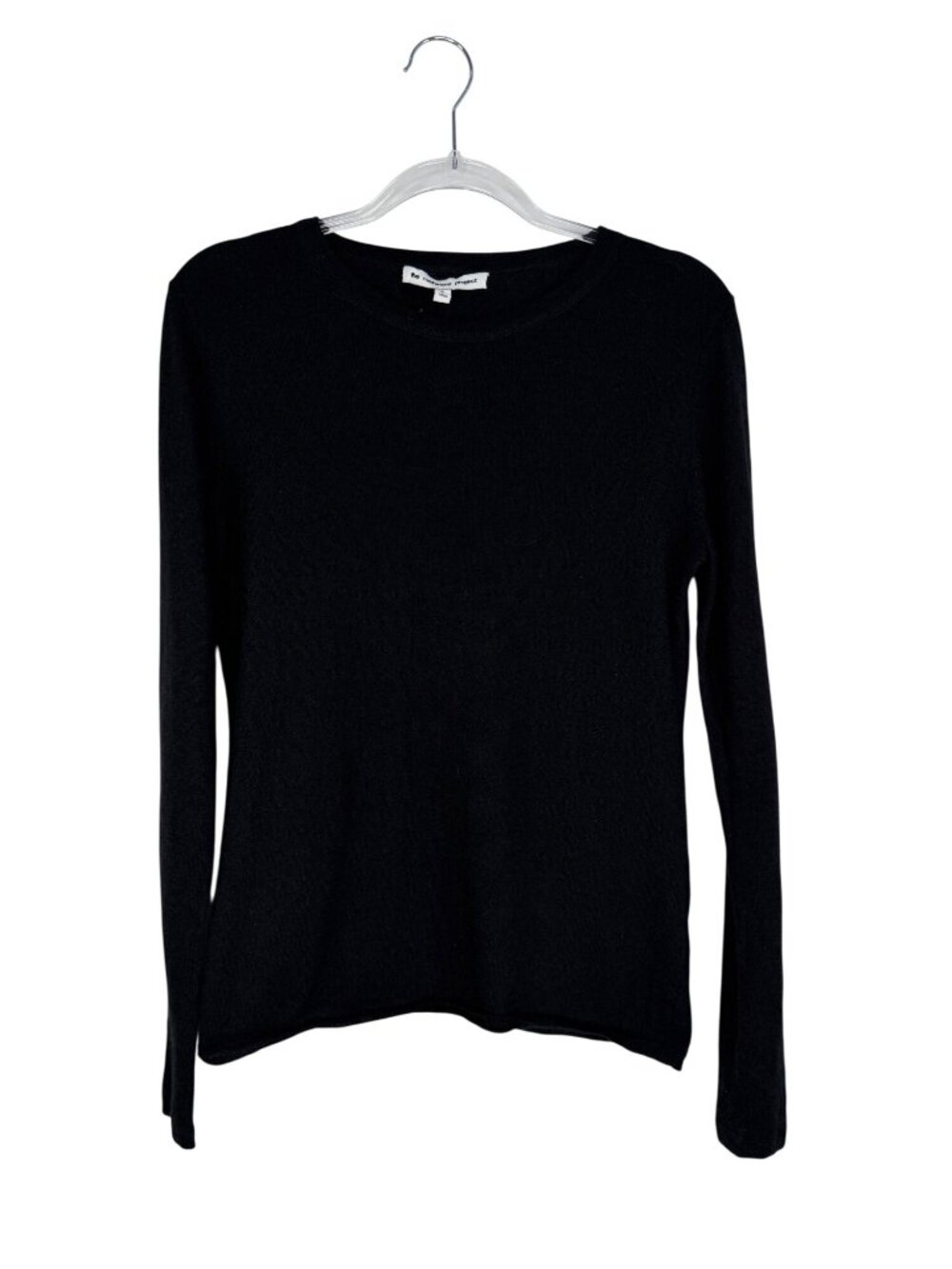 The Cashmere Project Cashmere Crewneck Sweater in Black Size Small